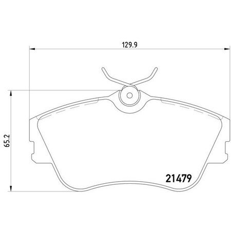 Pagid Brakes Disc Brake Pad, 355018071 355018071